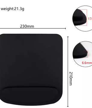 Ergonomische Muismat met Polssteun – Comfortabele Antislip Bureau Accessoire