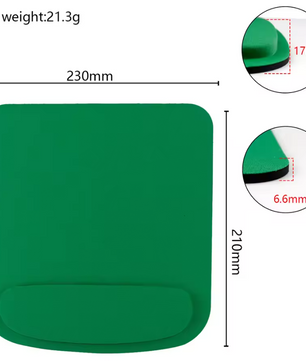 Ergonomische Muismat met Polssteun – Comfortabele Antislip Bureau Accessoire