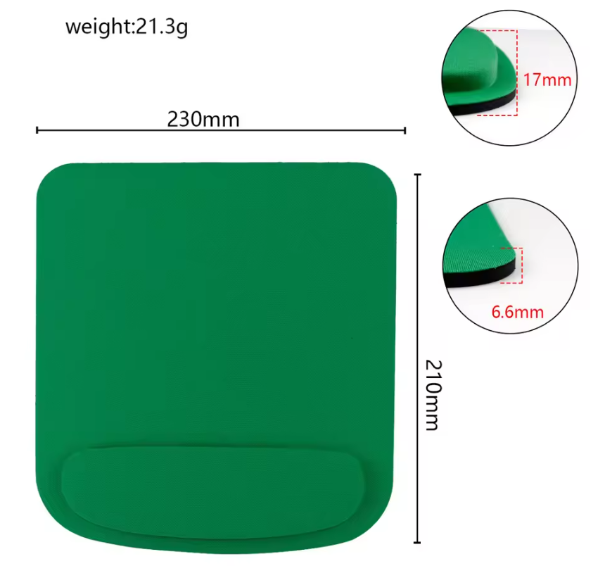 Ergonomische Muismat met Polssteun – Comfortabele Antislip Bureau Accessoire