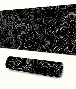 Grote Gaming Muismat – Bureau Mat met Antislip Rubber en Gestikte Randen