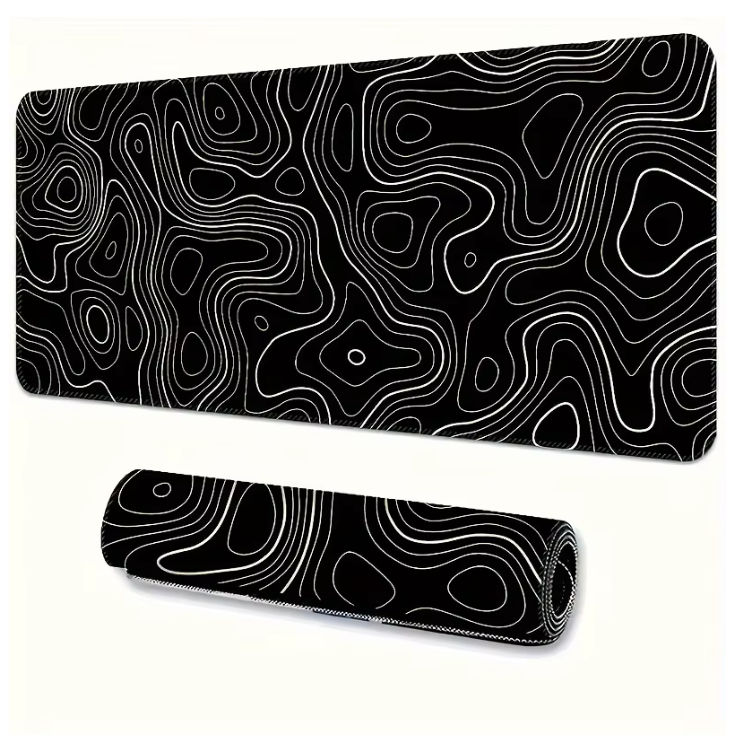 Grote Gaming Muismat – Bureau Mat met Antislip Rubber en Gestikte Randen