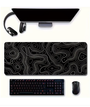 Grote Gaming Muismat – Bureau Mat met Antislip Rubber en Gestikte Randen