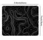 Grote Gaming Muismat – Bureau Mat met Antislip Rubber en Gestikte Randen