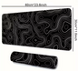 Grote Gaming Muismat – Bureau Mat met Antislip Rubber en Gestikte Randen