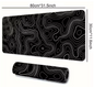 Grote Gaming Muismat – Bureau Mat met Antislip Rubber en Gestikte Randen