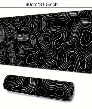 Grote Gaming Muismat – Bureau Mat met Antislip Rubber en Gestikte Randen
