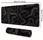 Grote Gaming Muismat – Bureau Mat met Antislip Rubber en Gestikte Randen