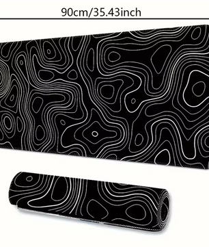 Grote Gaming Muismat – Bureau Mat met Antislip Rubber en Gestikte Randen