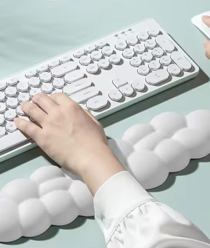 Ergonomische Polssteun Set – Muismat en Toetsenbord Pad met Antislip Onderzijde