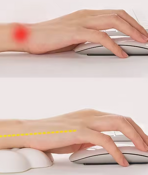 Ergonomische Polssteun Set – Muismat en Toetsenbord Pad met Antislip Onderzijde