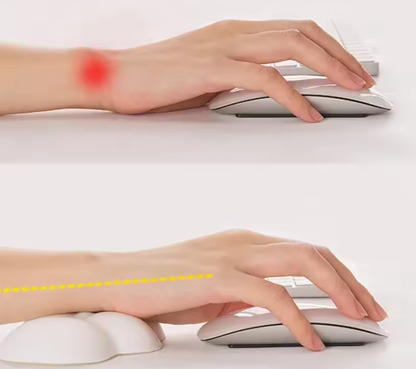 Ergonomische Polssteun Set – Muismat en Toetsenbord Pad met Antislip Onderzijde
