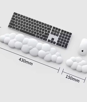 Ergonomische Polssteun Set – Muismat en Toetsenbord Pad met Antislip Onderzijde