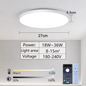 Smart LED Plafondlamp – Dimbaar met App en Afstandsbediening