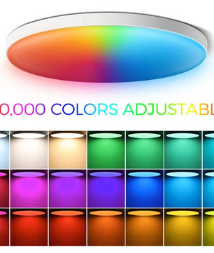 Smart LED Plafondlamp 24W – RGB Dimbaar met App en Voice Control