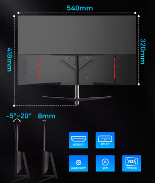 24 Inch Gaming Monitor – 180Hz, 1ms, FHD IPS met HDR en G-Sync