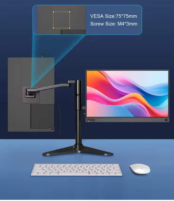 15.6 Inch Portable Monitor – Full HD IPS, USB-C en HDMI