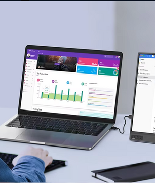 15.6 Inch Portable Monitor – Full HD IPS, USB-C en HDMI