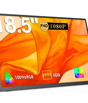 18.5 Inch Portable Monitor – 120Hz Full HD IPS met USB-C en HDMI