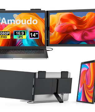 14 Inch Portable Monitor – Full HD IPS Laptop Screen Extender