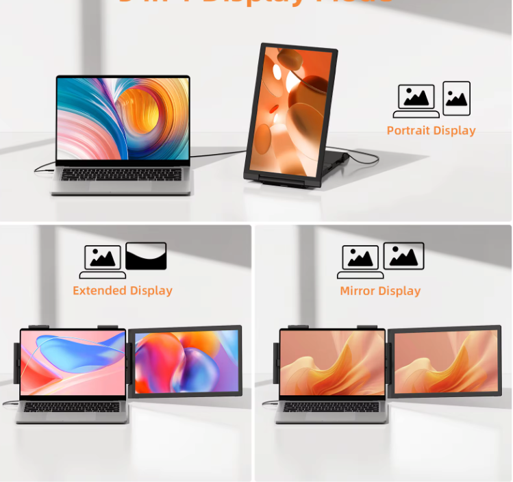 14 Inch Portable Monitor – Full HD IPS Laptop Screen Extender