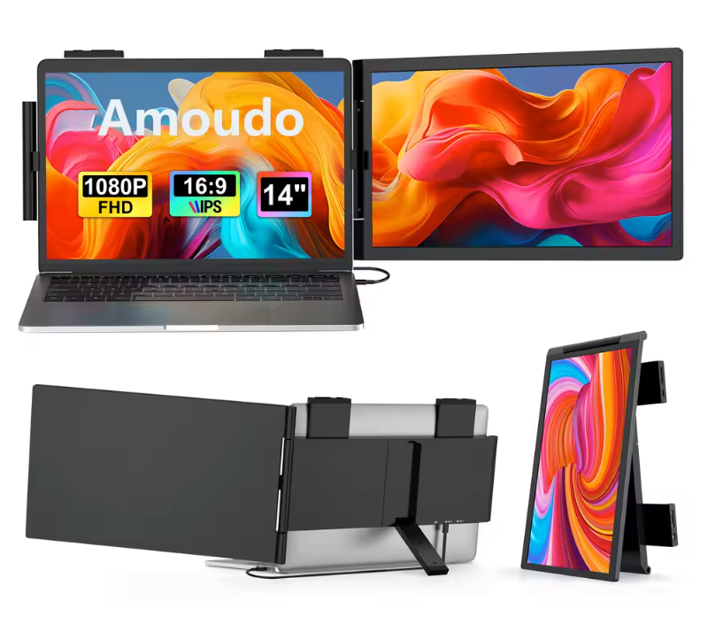 14 Inch Portable Monitor – Full HD IPS Laptop Screen Extender
