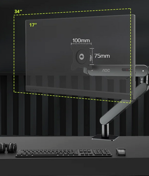 Monitor Arm Standaard – Verstelbare Beugel voor 17-34 Inch