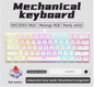 Compact Mechanisch Gaming Toetsenbord 61 Toetsen – RGB Verlichting, Hot-Swap Switches en Dubbelgespoten Keycaps