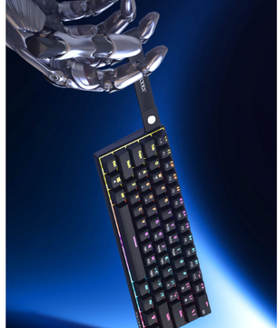 Compact Mechanisch Gaming Toetsenbord 61 Toetsen – RGB Verlichting, Hot-Swap Switches en Dubbelgespoten Keycaps