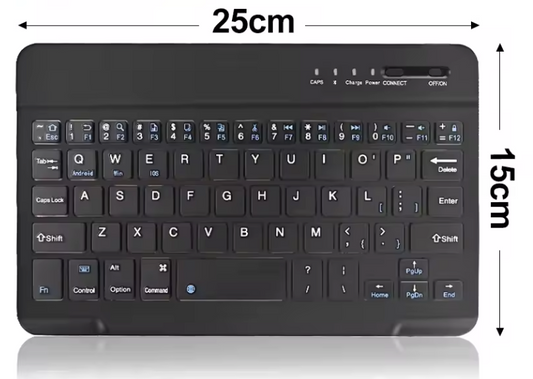 Draadloos Bluetooth Toetsenbord – Compact, Stil en Geschikt voor Tablet, Laptop en Smartphone