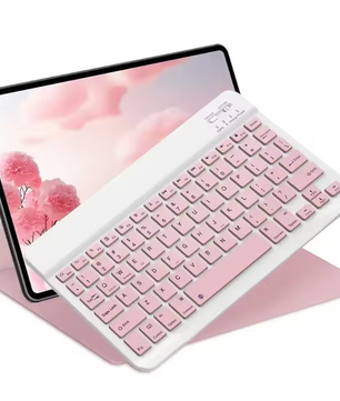 Draadloos Bluetooth Toetsenbord – Compact, Stil en Geschikt voor Tablet, Laptop en Smartphone