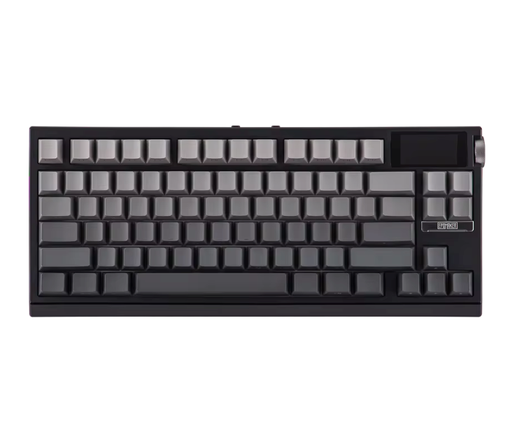 Mechanisch Toetsenbord 80% – Draadloos/Bluetooth/2.4GHz, Hot-Swap en Glazen Display met Knop