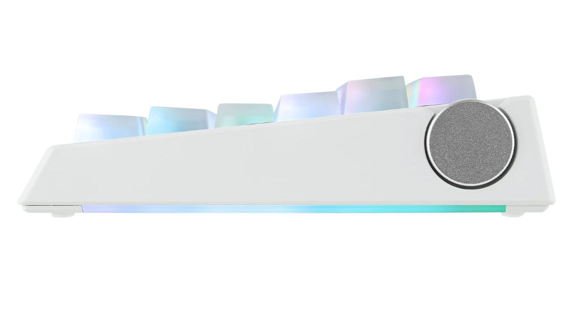 Mechanisch Toetsenbord 80% – Draadloos/Bluetooth/2.4GHz, Hot-Swap en Glazen Display met Knop