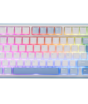 Mechanisch Gaming Toetsenbord 75% ISO-ES – Draadloos/Bluetooth/2.4GHz, Hot-Swap en RGB Verlichting