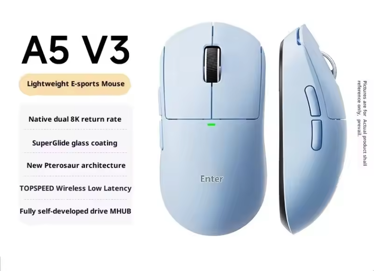 Ultralichte Gaming Muis – 26000 DPI, Draadloos/Bluetooth/2.4GHz, Ergonomisch en Low Latency