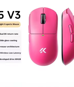 Ultralichte Gaming Muis – 26000 DPI, Draadloos/Bluetooth/2.4GHz, Ergonomisch en Low Latency