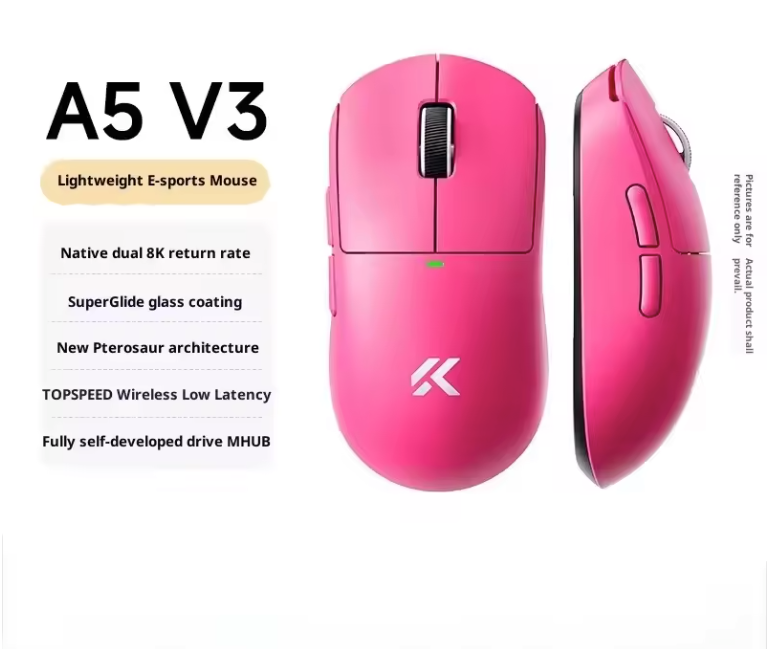 Ultralichte Gaming Muis – 26000 DPI, Draadloos/Bluetooth/2.4GHz, Ergonomisch en Low Latency