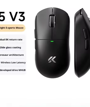 Ultralichte Gaming Muis – 26000 DPI, Draadloos/Bluetooth/2.4GHz, Ergonomisch en Low Latency