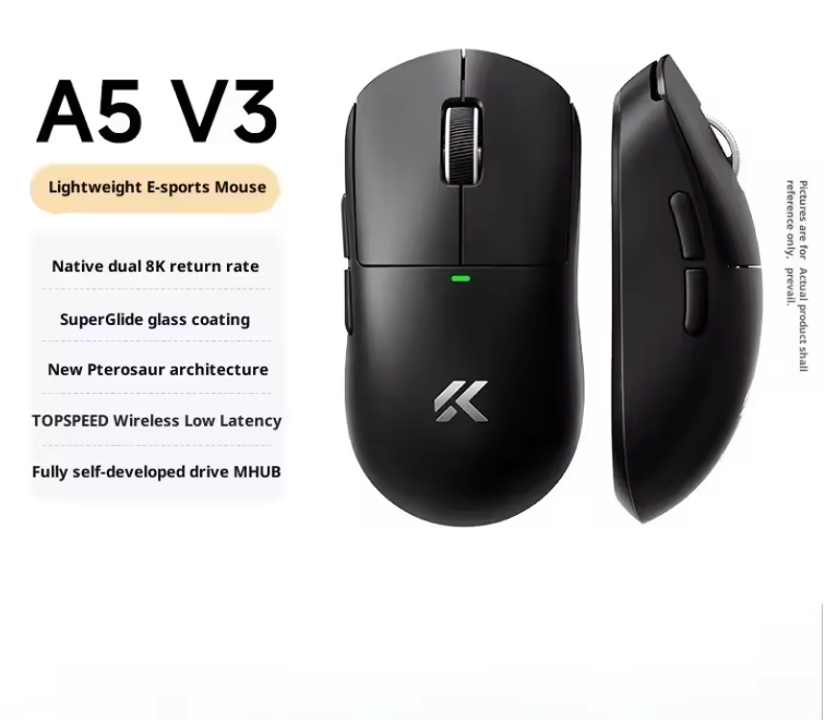 Ultralichte Gaming Muis – 26000 DPI, Draadloos/Bluetooth/2.4GHz, Ergonomisch en Low Latency
