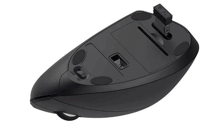Ergonomische Verticale Draadloze Muis – 2.4GHz, 6 Knoppen en Instelbare DPI
