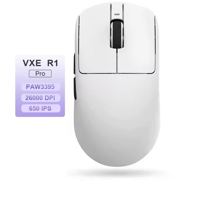 Ultralichte Esports Gaming Muis – 26000 DPI, Draadloos 2.4GHz, PAW3395 Sensor en Low Latency