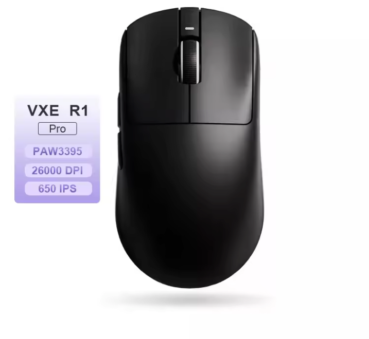 Ultralichte Esports Gaming Muis – 26000 DPI, Draadloos 2.4GHz, PAW3395 Sensor en Low Latency
