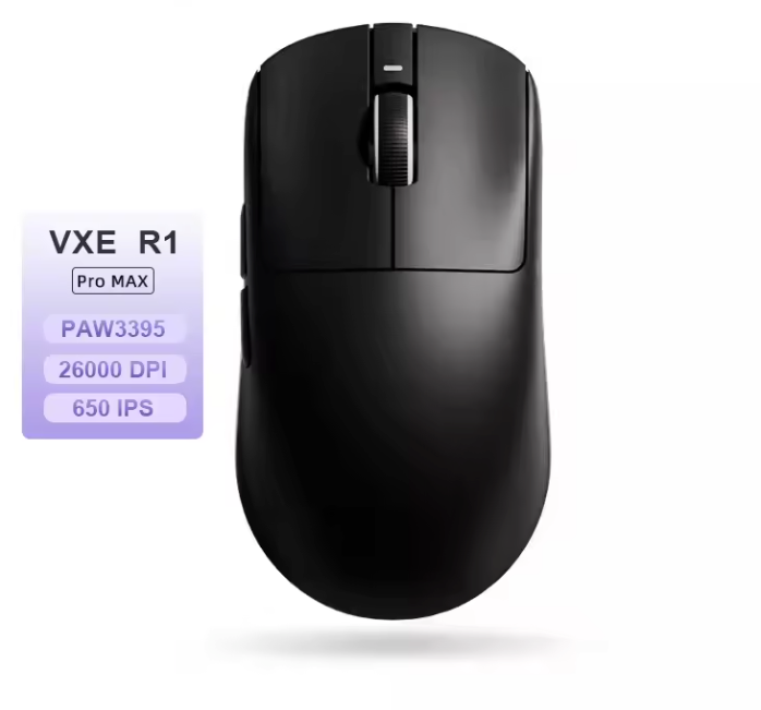 Ultralichte Esports Gaming Muis – 26000 DPI, Draadloos 2.4GHz, PAW3395 Sensor en Low Latency