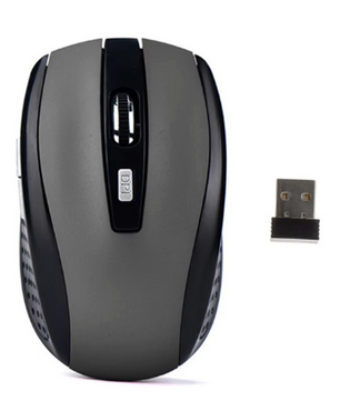 Draadloze Muis 2.4GHz – Compact, Ergonomisch en 6 Knoppen voor Laptop en PC