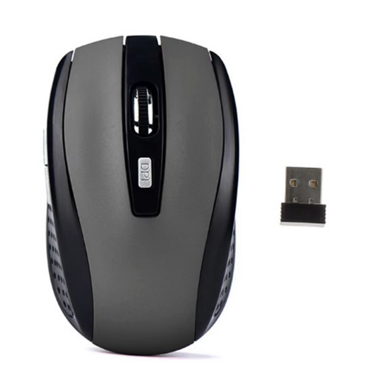 Draadloze Muis 2.4GHz – Compact, Ergonomisch en 6 Knoppen voor Laptop en PC