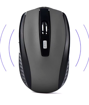 Draadloze Muis 2.4GHz – Compact, Ergonomisch en 6 Knoppen voor Laptop en PC