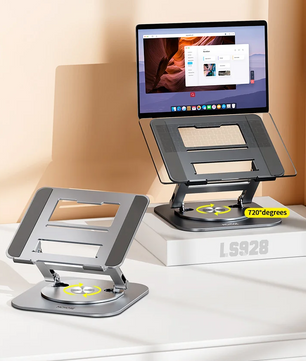 Verstelbare Laptop Standaard 360° – Aluminium Laptop Houder voor Bureau
