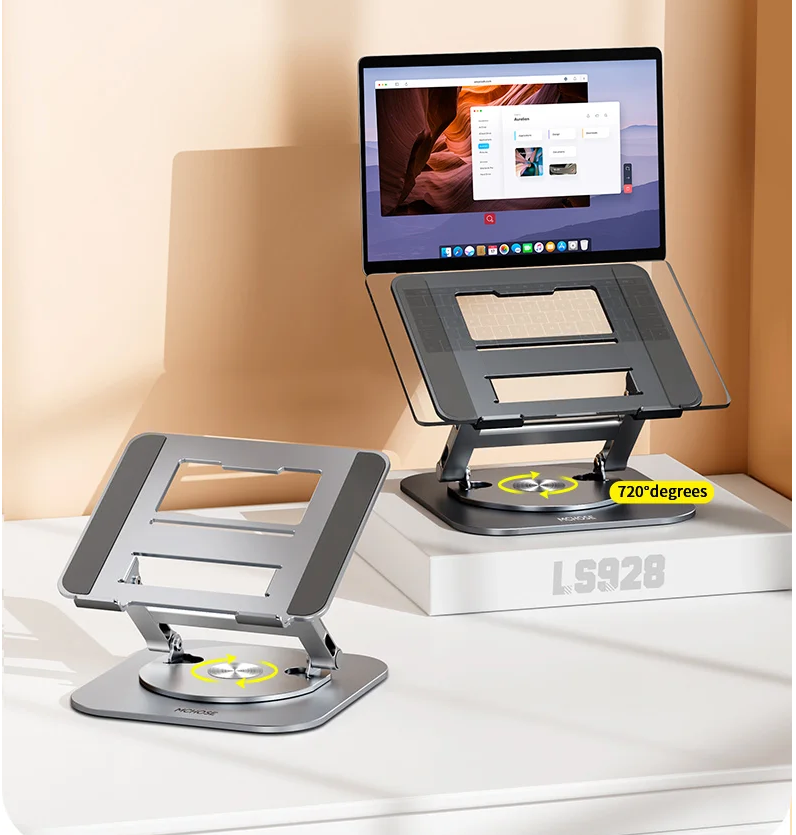 Verstelbare Laptop Standaard 360° – Aluminium Laptop Houder voor Bureau
