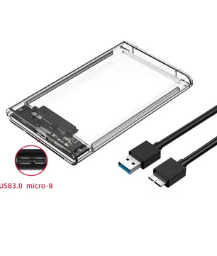 2.5” HDD/SSD Behuizing USB 3.0 en Type-C – Externe Hard Drive Case