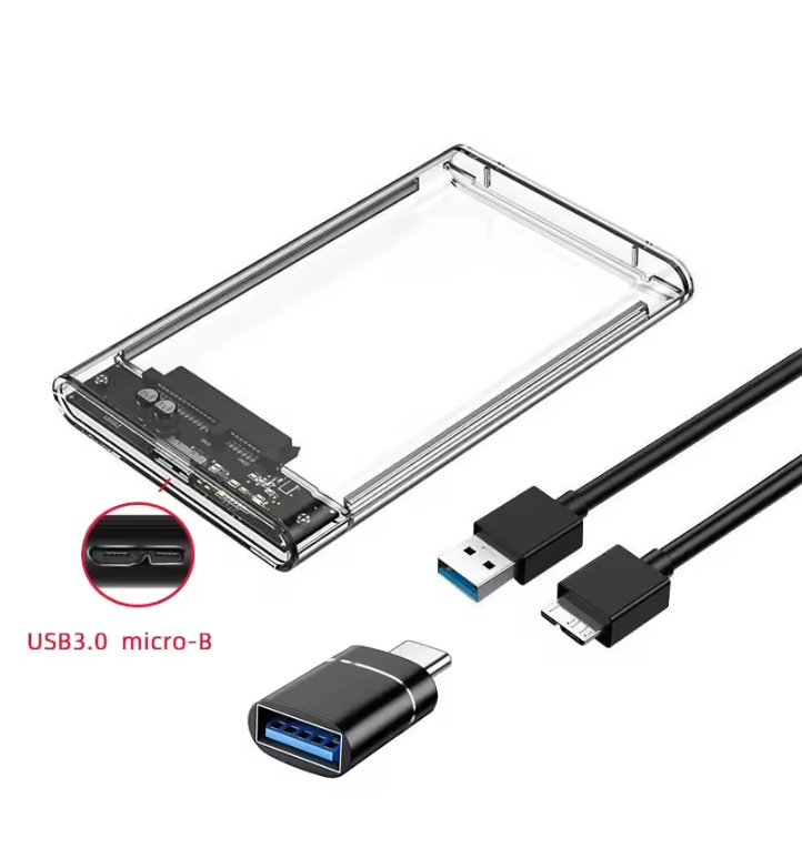 2.5” HDD/SSD Behuizing USB 3.0 en Type-C – Externe Hard Drive Case