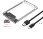 2.5” HDD/SSD Behuizing USB 3.0 en Type-C – Externe Hard Drive Case